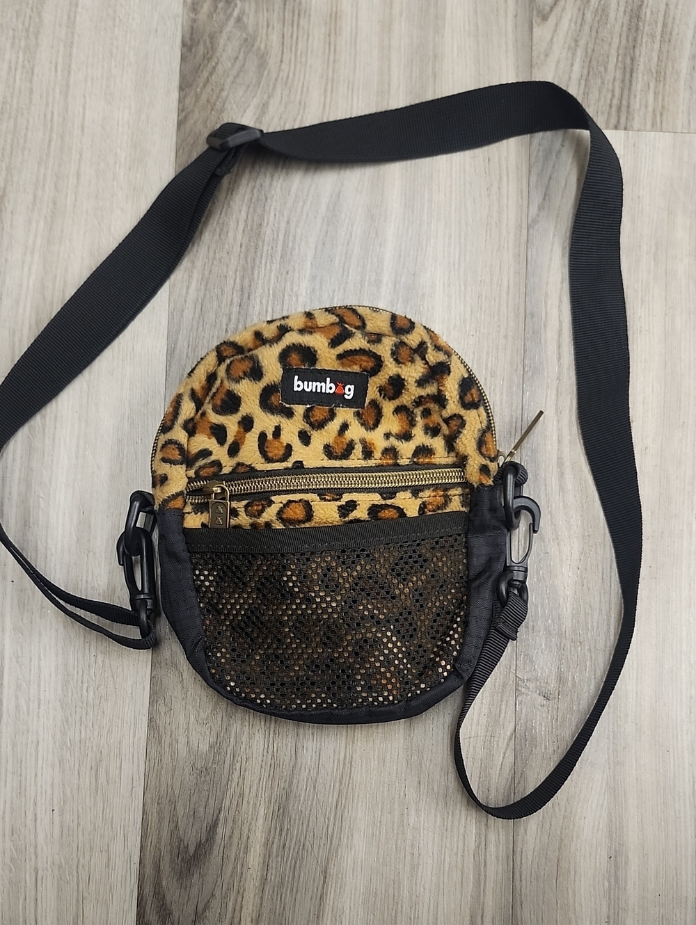 Leopard Print Crossbody Bag in Brown By Bum Bug